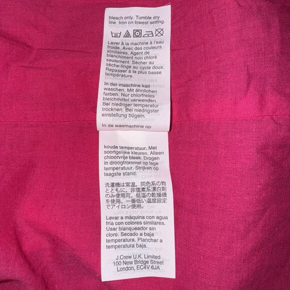 J.Crew Sheath Dress Womens 14 Pink Sleeveless Scalloped Hem Neck Bodycon Office - Picture 9 of 10